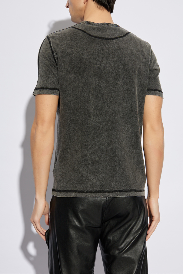 VIP【関税送料無料】希少 DIESEL GREY COTTON T-SHIRT Men's T-shirts, Polo Shirts, Tank tops, Tees | Diesel®